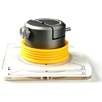 Semoic Richtungsbemalungstisch für Miniaturmodelle, Handbeschichtet, Drehbarer Schraubstock, Komfortables Neigungsdesign für Miniaturmodelle