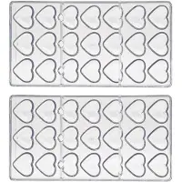 ISTOVO 2 STÜCKE Polycarbonat-Schokoladenform Professionelle Formen für Schokoriegelform SüßWaren Osterbacken