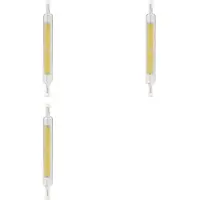 Typecat 3X Dimmbare R7S Led Cob 10W 118Mm Led Glueh Birnen Ersetzen Halogen Lampe Kuehl Weisses Licht 220V