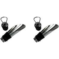 Typecat 2X Edelstahl Wein Stopper Pourer Metall Wein Gießablauf Bar Home Wein Set Wein Stopper Champagner Stopper