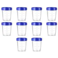 Semoic 20er-Pack 4oz Salatdressingbehälter zum Mitnehmen, Kleine Behälter mit Deckel, Auslaufsichere Gewürzbehälter, Wiederverwendbare Dip-Sauce