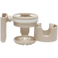 ISTOVO 3-in-1 Stroller Cup Holder, Baby Stroller Accessories with Bottle Holder, Phone Mount, and Drink Caddy for Strollers