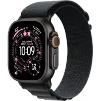 Apple Watch Ultra 3 GPS + Cellular 49 mm Schwarzes Titangehäuse MF0Q4 Kleines Schwarzes Alpine Loop