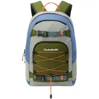 Dakine Grom 23L Rucksack Grau – Gepolstertes Laptopfach, Brillenfach & Skateboard-Gurte – Recyceltes Material (47 x 33 x 19 cm)
