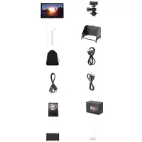 Semoic -L2 7-Zoll-Kamera-Feldmonitor mit IPS-4K-Touchscreen, 3D-LUT-Regiemonitor und Aufnahmedisplay für Kamerastudios