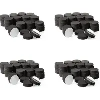Typecat 192 Stücke Blumentopf Füße Riser Naturkautschuk Blumentopf Matte Unsichtbare Topffüße für Schwere Draussen Pflanzen, Blumentöpfe