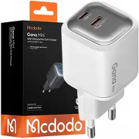 Mcdodo Schnellladegerät für Smartphones, Netzteil, 2x USB-C PD GaN, 45W
