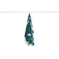 HAY - Gestreiftes Badetuch - W100 x L150 cm - Petrolblau