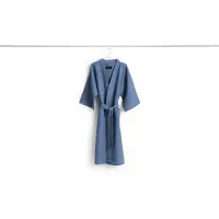 HAY Bademantel Waffle Dusty blue-Einheitsgröße