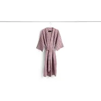 HAY Bademantel Waffle Stripe Cool Pink-Einheitsgröße