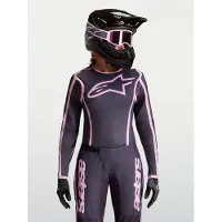 Alpinestars 4W Fluid Apex V2 Motocross-Jersey [grau/rosa] Größe: L