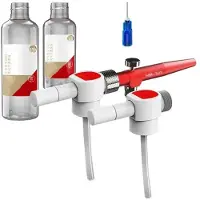 Tlily Modulares Airbrush-Set mit Waschfunktion für Gundam-Modellbau, Werkzeugset, Airbrush-Spray für DIY-Bastelarbeiten, HM-160 Modellfarben-Werkzeuge