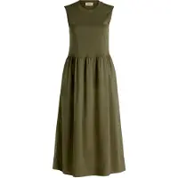 Cartoon Druckkleid "Damen mit Eingrifftaschen" Nahttasche