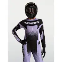 Alpinestars Stella Techstar Swan Trikot 2027 Light Violet Black, Größe: M