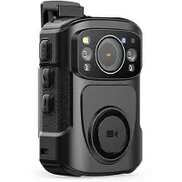 Semoic B4K5 4K Körperkamera IP68 GPS Bodycam 128GB Polizeikamera 2160P Videoaufzeichnung Ladestation Nachtsicht Minikamera