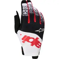 Alpinestars Techstar Handschuhe 2027 Black White Red Fluo