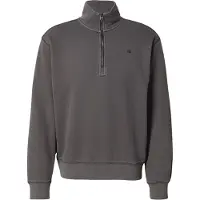 G-Star Sweater "Modern washed half zip sw ls", mit Kängurutasche, Logodetail