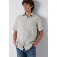 Mavi Kurzarmhemd "SHORT SLEEVE SHIRT" Leinenhemd mit Tasche