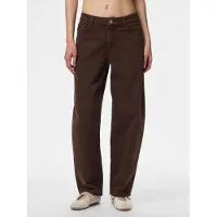 Pieces Pcgrace Mw Barrel Fit Jeans | Braun | 33