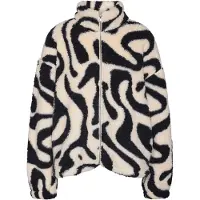 Noisy May Gemusterte Fleecejacke