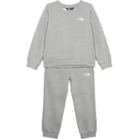 The North Face Jogginganzug "KID EVOLUTION SIMPLE DOME CREW SET", Kinder, Gr. 98 (3), grau (tnf pale grau heather), Obermaterial: 67% Baumwolle, 33% Polyester, Sportanzüge Jogginganzug