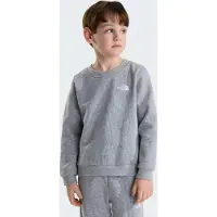The North Face Jogginganzug "KID EVOLUTION SIMPLE DOME CREW SET", Kinder, Gr. 104 (4), grau (tnf pale grau heather), Obermaterial: 67% Baumwolle, 33% Polyester, Sportanzüge Jogginganzug