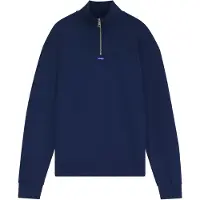 HUGO Neeler 10249110 Blue Halbreißverschluss-sweatshirt