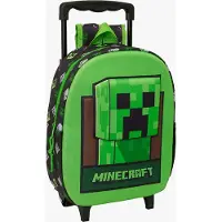 Safta Minecraft 8.91l Rucksack Mit Rollen Grün Kinder Grün One Size