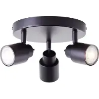 Lightbox Spotrondell, schwenkbar, Ø 19 cm, 3 x GU10, 4,5 W, 345 lm, inkl. LEDs