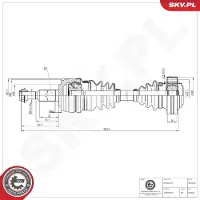 ESEN SKV Antriebswelle 40SKV281