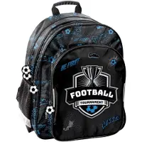 Paso Schulrucksack für die 1. Klasse, 38x29x16 cm, wasserdicht, 3 Fächer, 2 Seitentaschen, gepolsterter Rücken