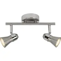Lightbox LED Spotrohr, 14 x 32 cm, GU10, 3 W, 300 lm, Köpfe schwenkbar, Metall