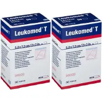 Leukomed transp.sterile Pflaster 5x7,2 cm x2 2x50 St