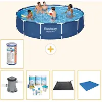 Bestway Steel Pro Rund - 396x84 cm - 6-teilig S22111