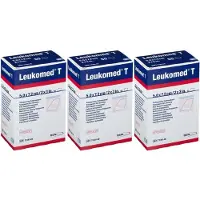 Leukomed transp.sterile Pflaster 5x7,2 cm x3 3x50 St