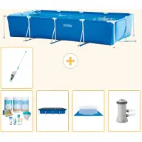 Intex Rechteckiger Frame Pool - 450x220x84 cm - 6-teilig S21134