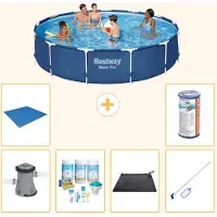 Bestway Steel Pro Rund - 396x84 cm - 7-teilig S22109