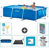 Intex Rechteckiger Frame Pool - 260x160x65 cm - 5-teilig S99