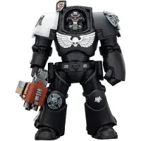 Joy toy (CN) JT03257 - Warhammer 40,000 Actionfigur Raven Guard Terminator 2 with Power Fist and Storm Bolter 14 cm - Neu