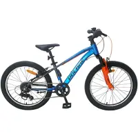 Volare Boost Kinderfahrrad - 26 Zoll - 21 Gänge - Blau/Grau