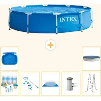 Intex Frame Pool Rund - 366x76 cm - 8-teilig S20436
