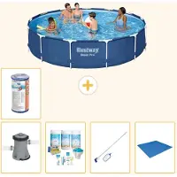 Bestway Steel Pro Rund - 396x84 cm - 6-teilig S22112