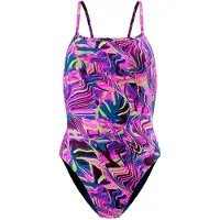 Speedo Printed Web Back Badeanzug
