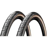 Continental 2x Ride City 42-622 schwarz/braun Reflex E25 28x1.60