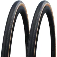 Schwalbe 2x Lugano II Classic 25-622 Classic-Skin Drahtreifen K-Guard 700x25C