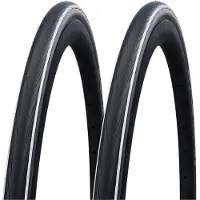 Schwalbe 2x Lugano II 25-622 weiss-schwarz Drahtreifen K-Guard 700x25C Mantel