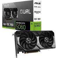 Asus Dual -RTX5060-O8G-A, GeForce RTX 5060, 8 GB, GDDR7, 128 Bit, 7680 x 4320 Pixel, PCI Express 5.0
