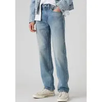 Levi's Straight-Jeans "505", Herren, Gr. 34, Länge 30, blau (best day ever), Denim/Jeans, Obermaterial: 100% Baumwolle, regular fit lang, Jeans Straight-Jeans, REGULAR