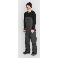 Volcom - Wasserfeste und atmungsaktive Snowboard-Latzhose &ndash; Herren &ndash; Roan Bib Overall - Roan Bib Overall Dark Grey für Herren - Größe XL -