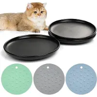 OEM 3 Stück keramische Katzenboxen mit Anti-Slip-Matten - ideal für Katzen und Kätzchen
